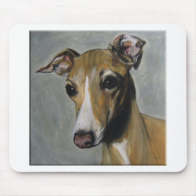 Italienischer Windhund Mousepad (Vorne)