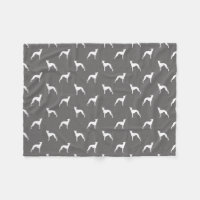 Italienischer Windhund-Silhouette-Muster