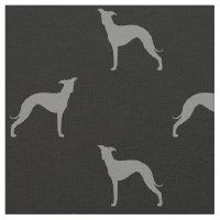 Italienischer Windhund-Silhouette-Muster