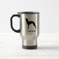 Italienischer Windhund-Silhouette