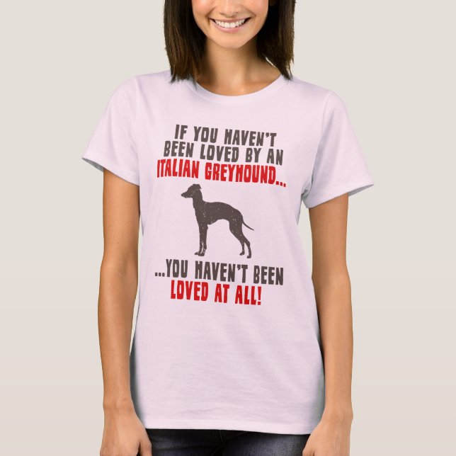 Italienischer Windhund T-Shirt (Vorderseite)