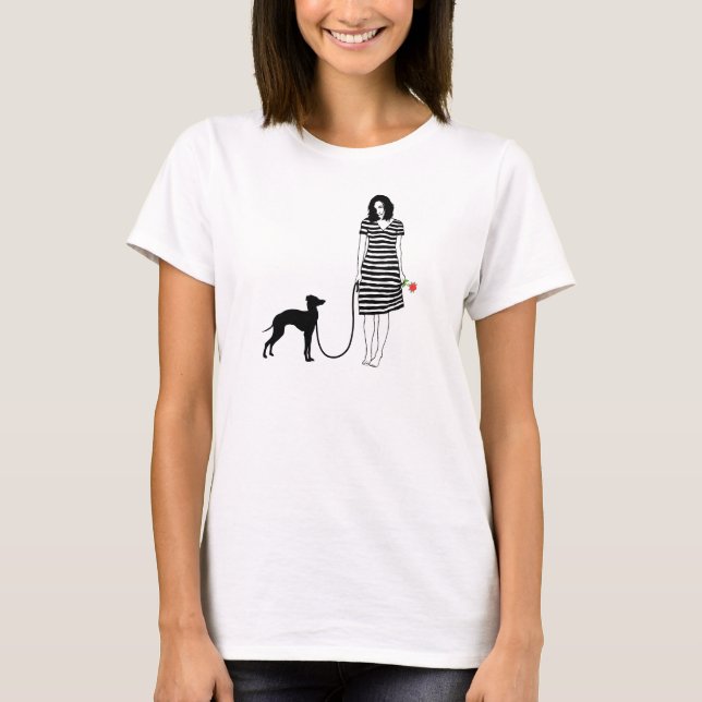 Italienischer Windhund T-Shirt (Vorderseite)