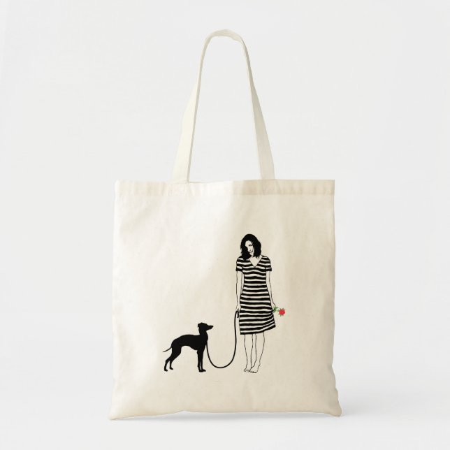 Italienischer Windhund Tragetasche (Vorne)