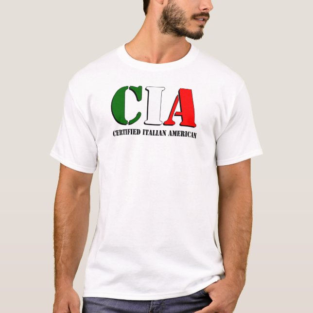 Italienischer zertifizierter Amerikaner T-Shirt (Vorderseite)