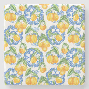 Italienischer Zitronenklassiker Steinuntersetzer