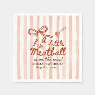 Italienisches Babyshower-Thema Serviette