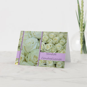 Italienisches Beileid Sentite Condoglianze Karte