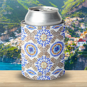 Italienisches Blaues Mosaik Dosenkühler