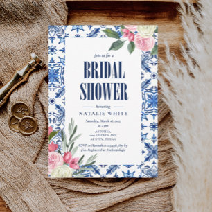 Italienisches Bougainvillea mediterranes Brautpart Einladung