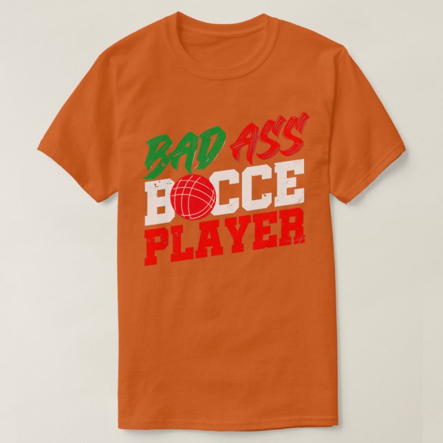 Italienisches Bowling Game Italy Bocci Ball T T-Shirt (Design vorne)