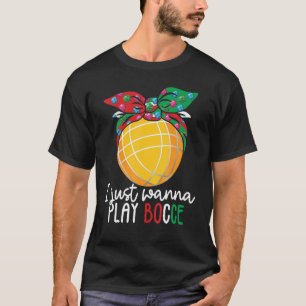 Italienisches Bowling Game Italy Bocci Player Bocc T-Shirt
