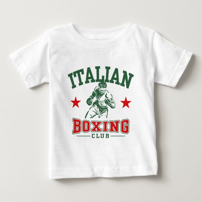 Italienisches Boxing Baby T-shirt (Vorderseite)