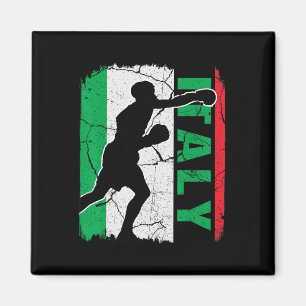 Italienisches Boxteam Italienische Flag Boxhandsch Magnet
