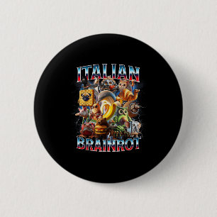 Italienisches Brain Rot Italienisches Brainrot Fun Button