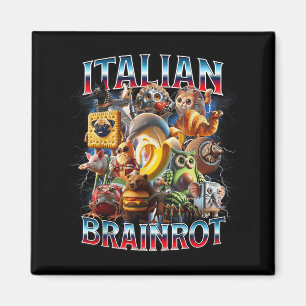 Italienisches Brain Rot Italienisches Brainrot Fun Magnet