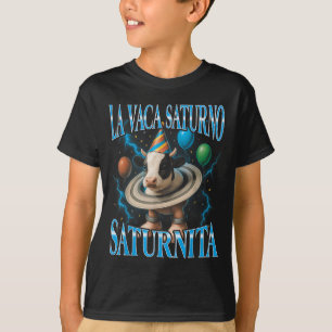 Italienisches Brainrot-Meme La Vaca Saturno Saturn T-Shirt