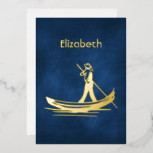 Italienisches Brautparty für Navy und Gold