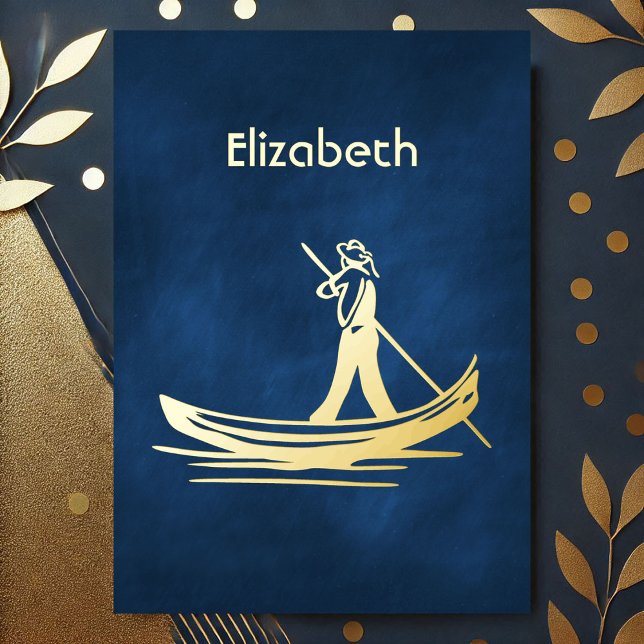 Italienisches Brautparty für Navy und Gold Folieneinladung (Navy and Gold Italian Wine Bridal Shower Foil Invitation)