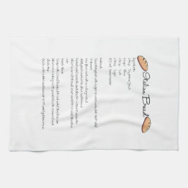 Italienisches Brot-Rezept-Geschirrtuch Geschirrtuch