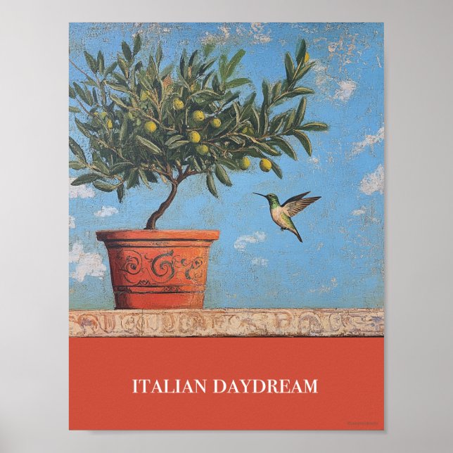 Italienisches Daydream Poster (Vorne)