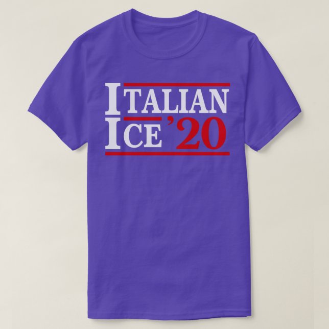 Italienisches Eis 2020 Italia Food Italien T-Shirt (Design vorne)