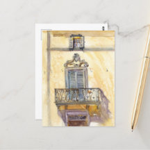 Italienisches Fenster. Originalkunst von Sveta Mik