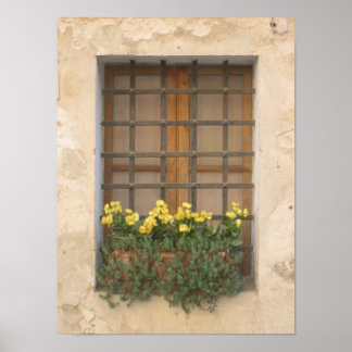 Italienisches Fenster Poster