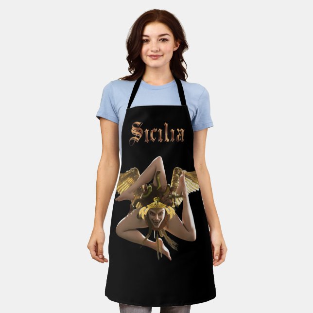 Italienisches Festival Schürze (Getragen)