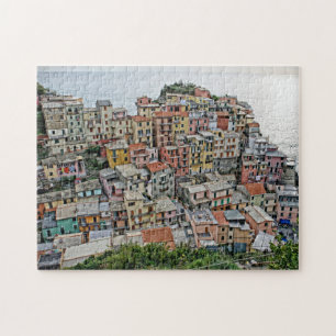 Italienisches Fischerdorf - Manarola - 11x14 - 252 Puzzle