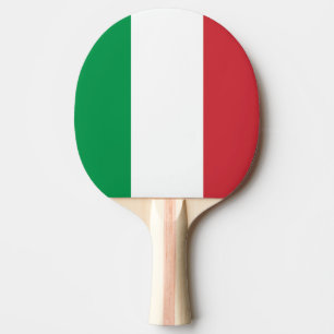 Italienisches Flaggen-Klingeln pong Paddel für Tischtennis Schläger