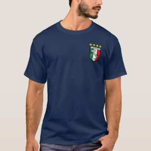 Italienisches Flaggenemblem-Abzeichen T-Shirt