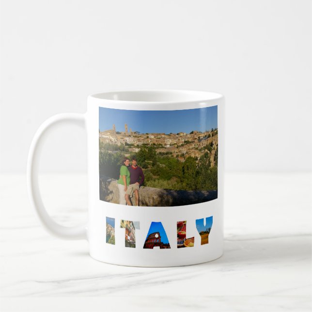 Italienisches Foto für Ferien in Italien Kaffeetasse (Links)