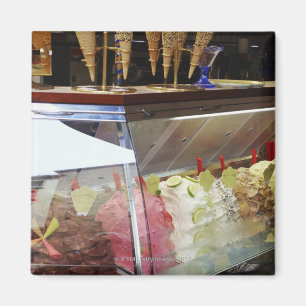 Italienisches gelato im Einkommen Magnet