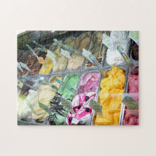 Italienisches Gelato - Yummy Ice Creme aus Italien Puzzle
