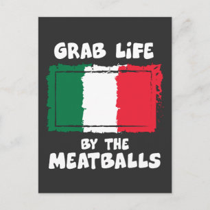 Italienisches Geschenk Fantastisch Meatball Italie Postkarte