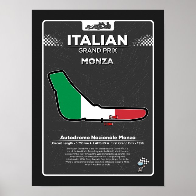 Italienisches GP Poster (Vorne)