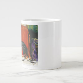 Italienisches Greyhound-Aquarellbild Jumbo-Tasse