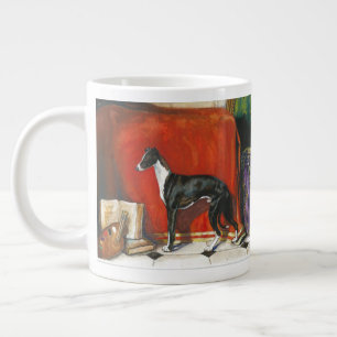 Italienisches Greyhound-Aquarellbild Jumbo-Tasse