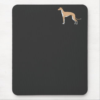 Italienisches Greyhound - Blauer Fleck Mousepad