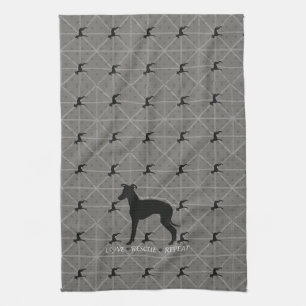 Italienisches Greyhound Dog Küchentücher, Iggy Res Küchentuch
