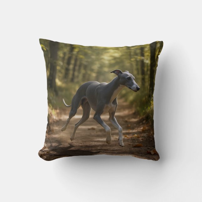 Italienisches Greyhound Elegant-Kissen Kissen (Vorderseite)