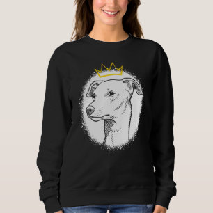 Italienisches Greyhound mit Krone Sweatshirt