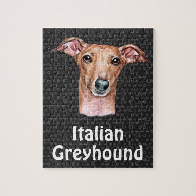 Italienisches Greyhound Puzzle (Vertikal)