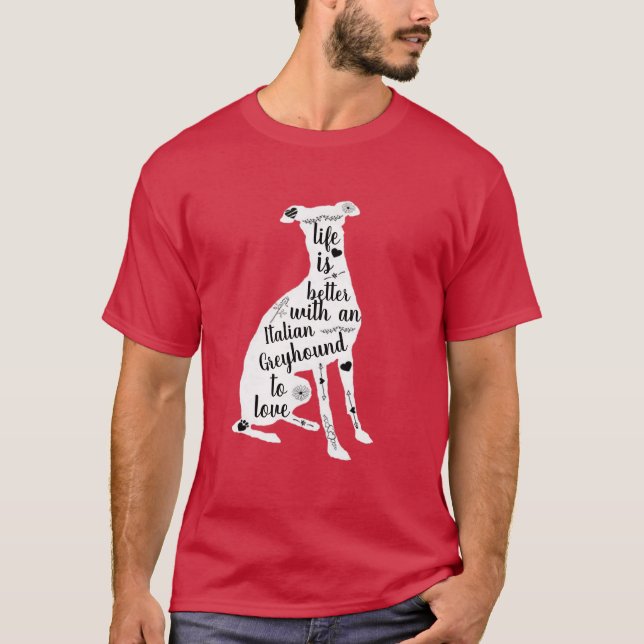 Italienisches Greyhound T-Shirt (Vorderseite)