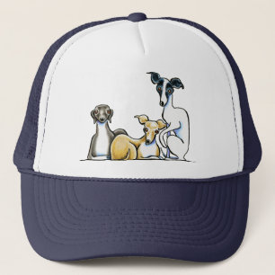 Italienisches Greyhound Trio Truckerkappe