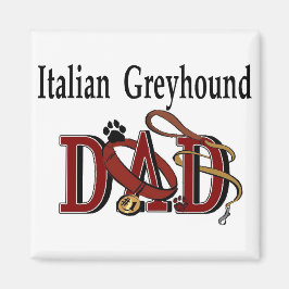 Italienisches Greyhound Vater Geschenke Magnet