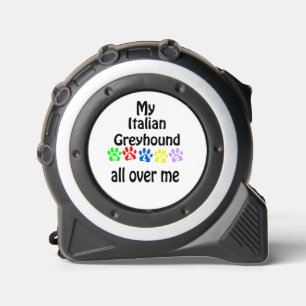 Italienisches Greyhound Walking Design Maßband