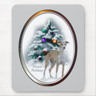 Italienisches Greyhound Weihnachtsgeschenk Mousepad