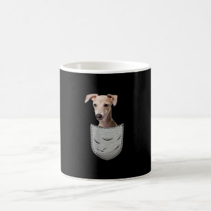 Italienisches Greyhound Whippet Brustpocket für Hu Kaffeetasse