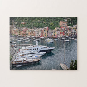 Italienisches Hafen-Dorf - Portofino Puzzlespiel Puzzle